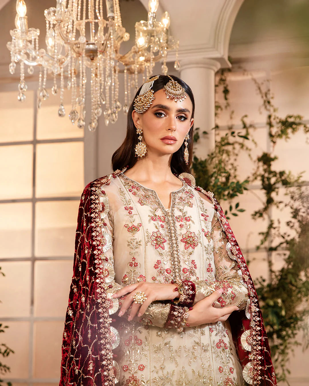 Maria B. – Embroidered Organza Replica