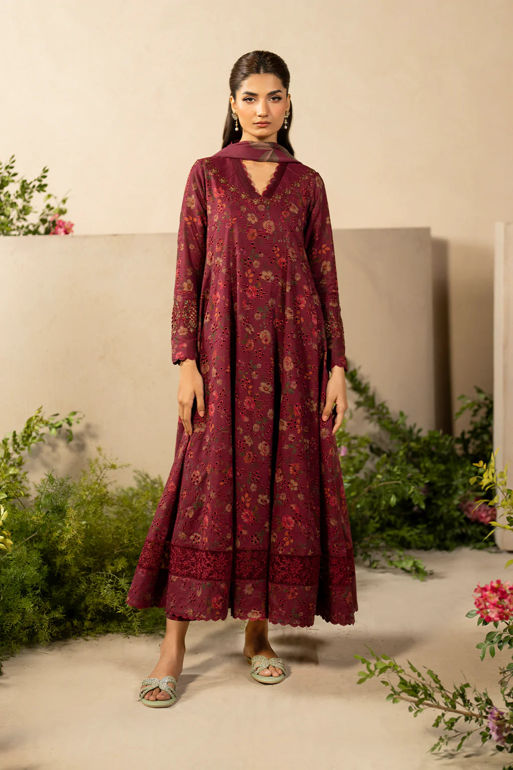 Embroidered Lawn Frock EFL-10