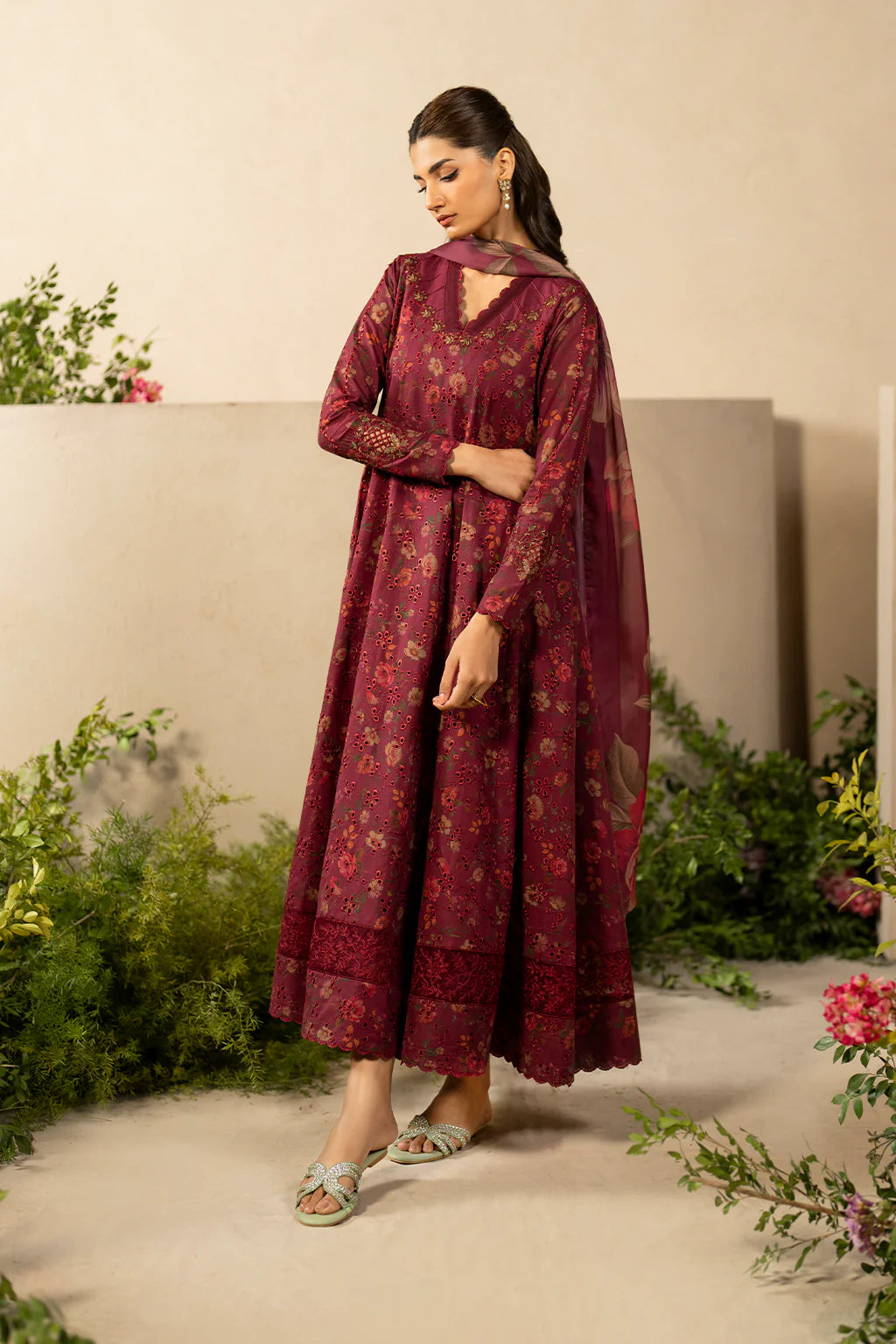Embroidered Lawn Frock EFL-10