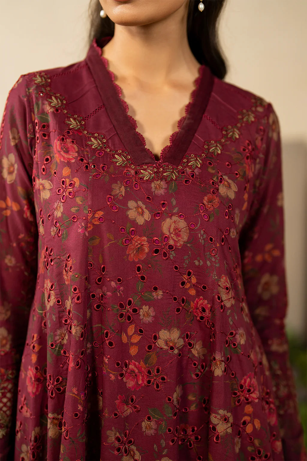 Embroidered Lawn Frock EFL-10