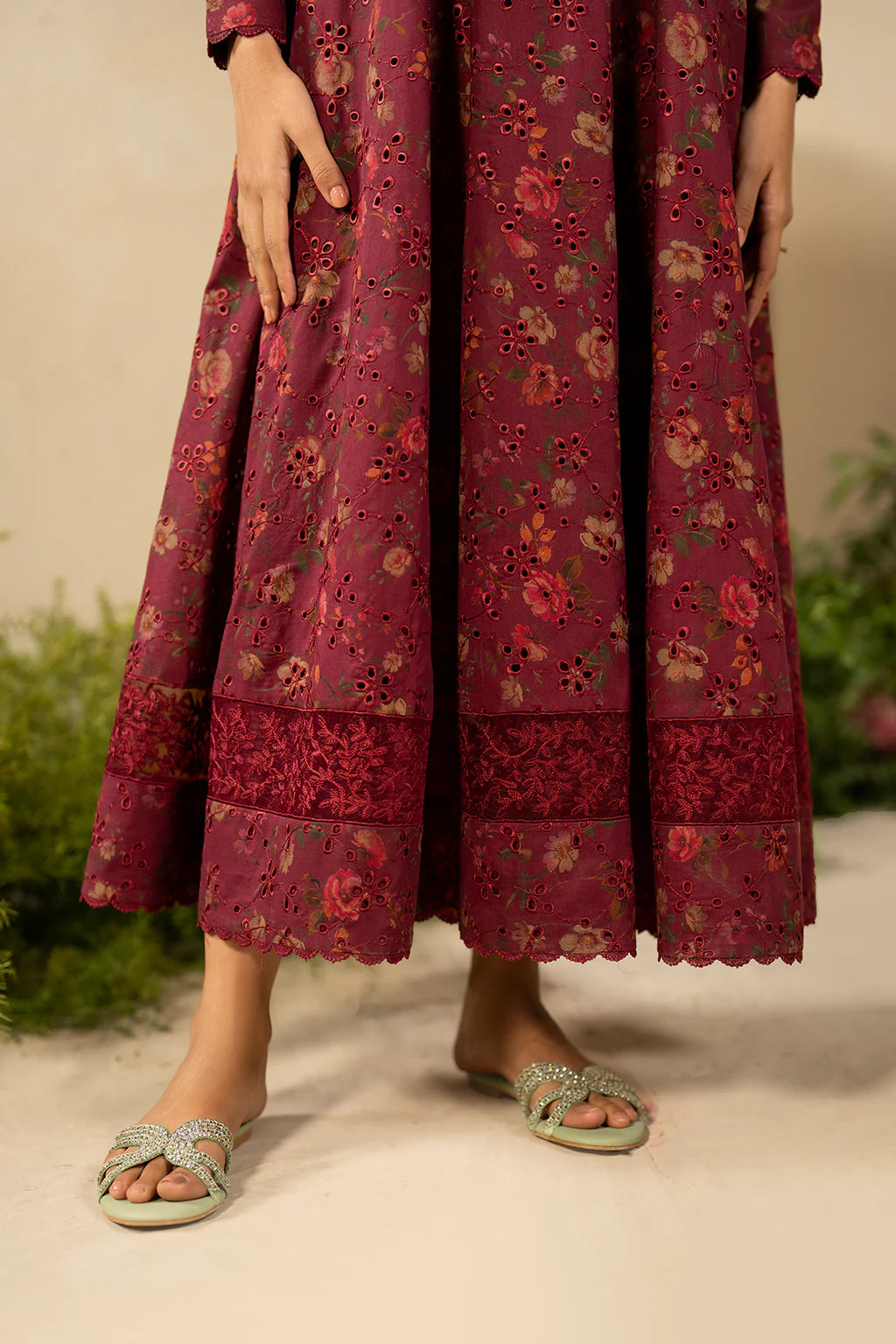 Embroidered Lawn Frock EFL-10