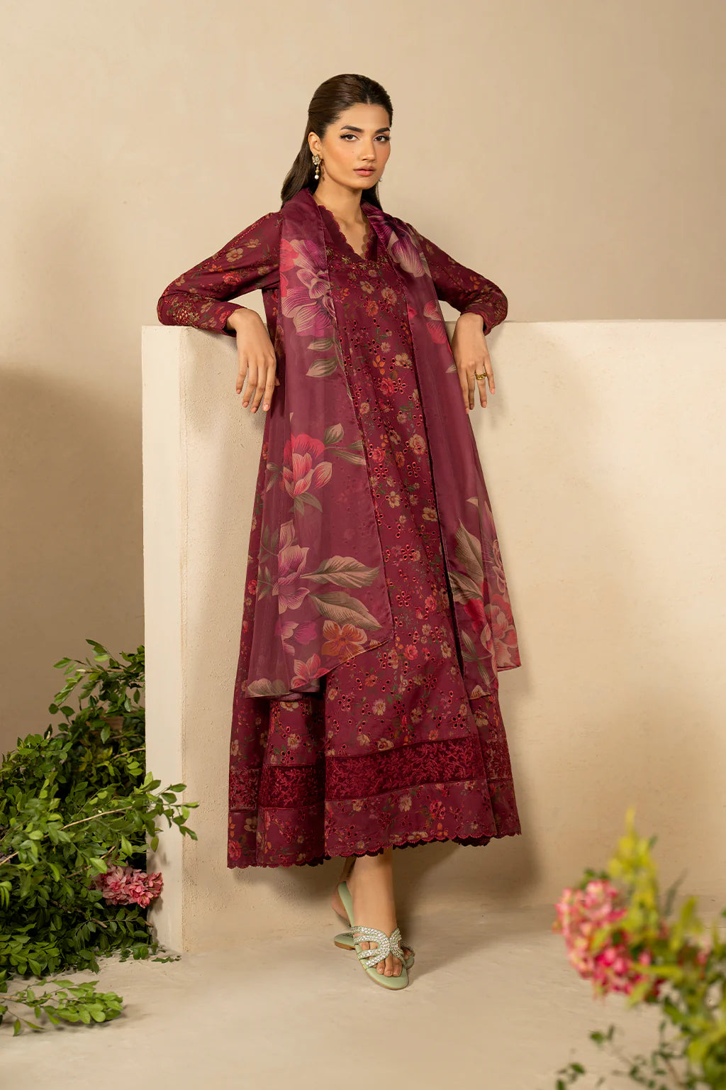 Embroidered Lawn Frock EFL-10