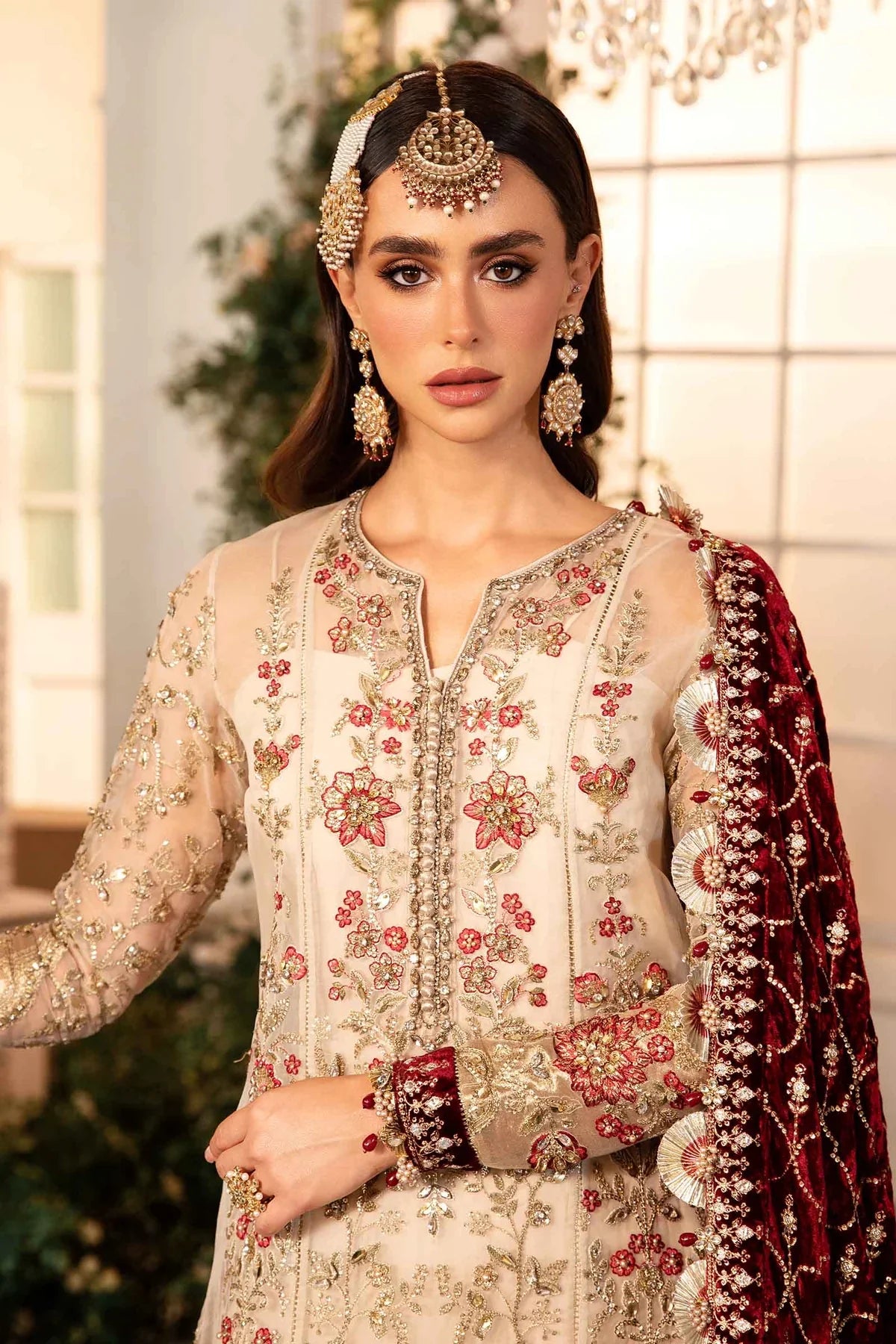 Maria B. – Embroidered Organza Replica