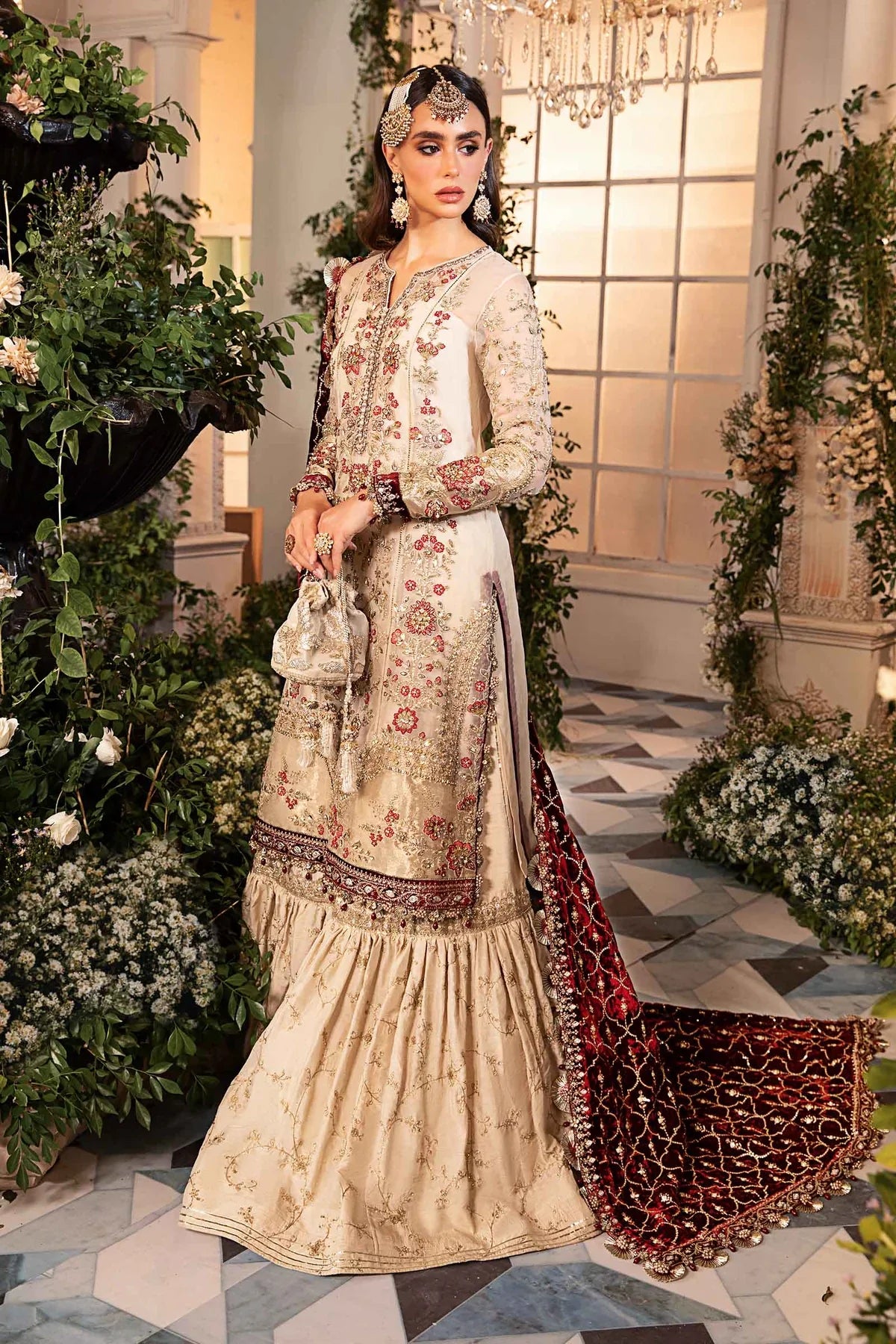 Maria B. – Embroidered Organza Replica