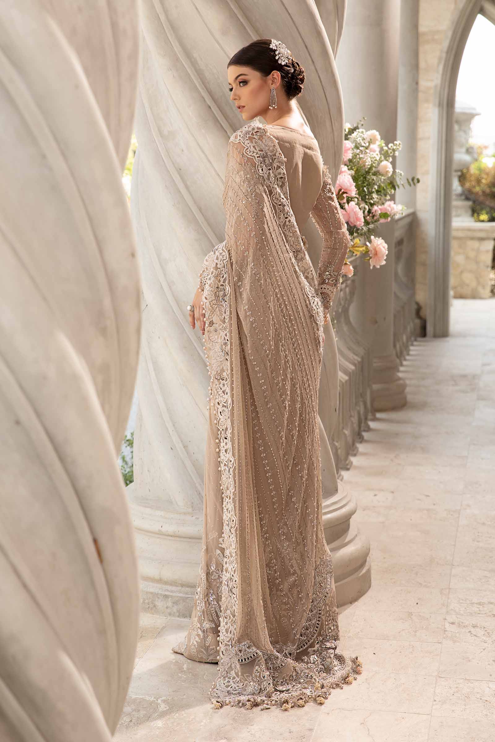 Maria B. – Exclusive Embroidered Saree AF1088