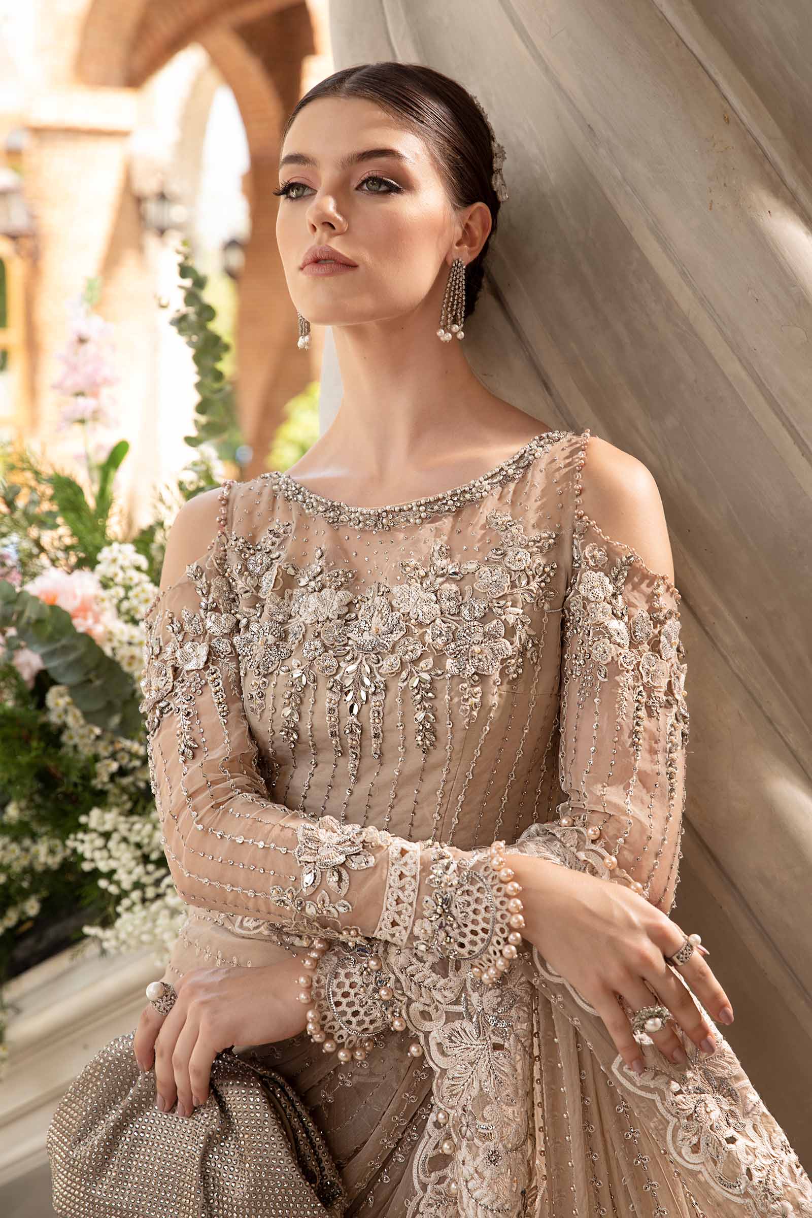 Maria B. – Exclusive Embroidered Saree AF1088