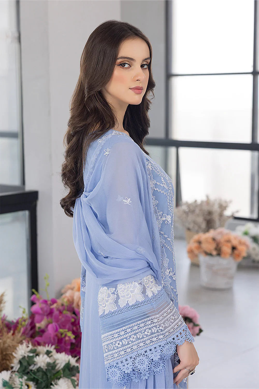 Azure – Organza Embroidered Replica-3549