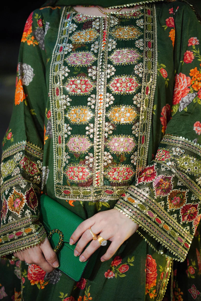 Aneelas Silk Hira Unstitched Suit