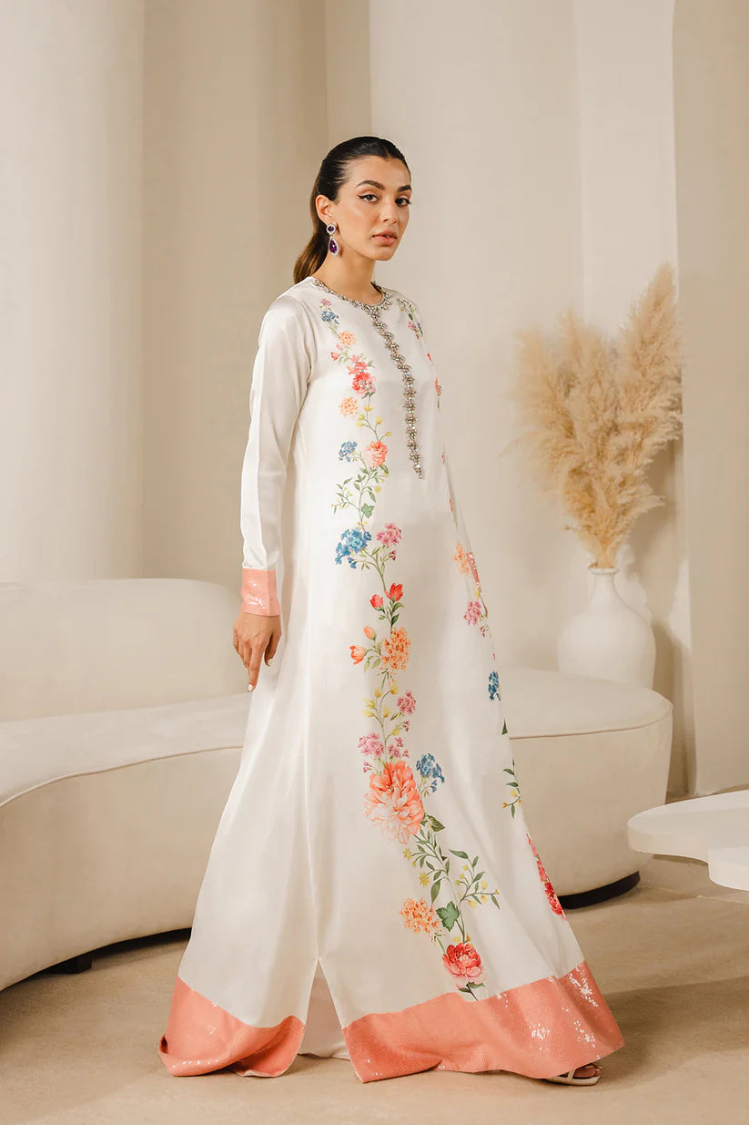 Lulusar Silk Digital Embroidered Suit