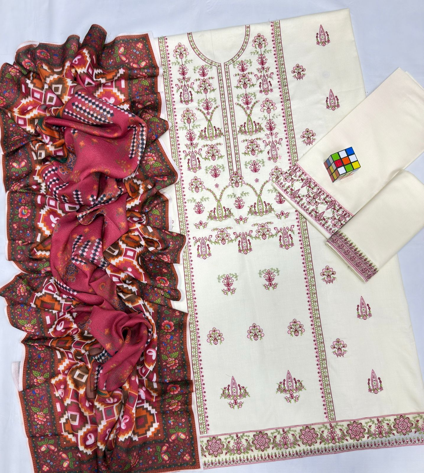 Qalamkar Dhanak Elegance