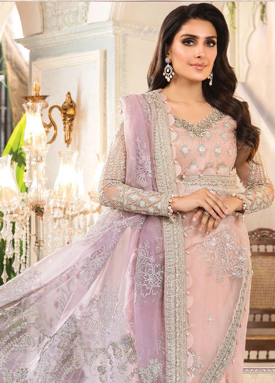 Maria B. – Embroidered Net Saree