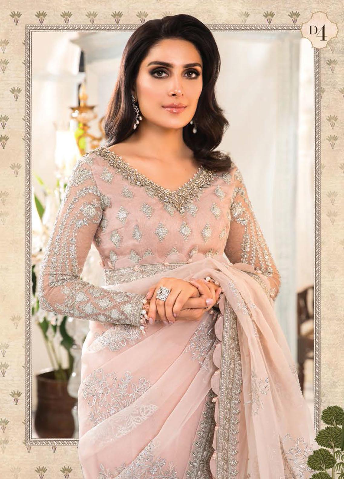 Maria B. – Embroidered Net Saree