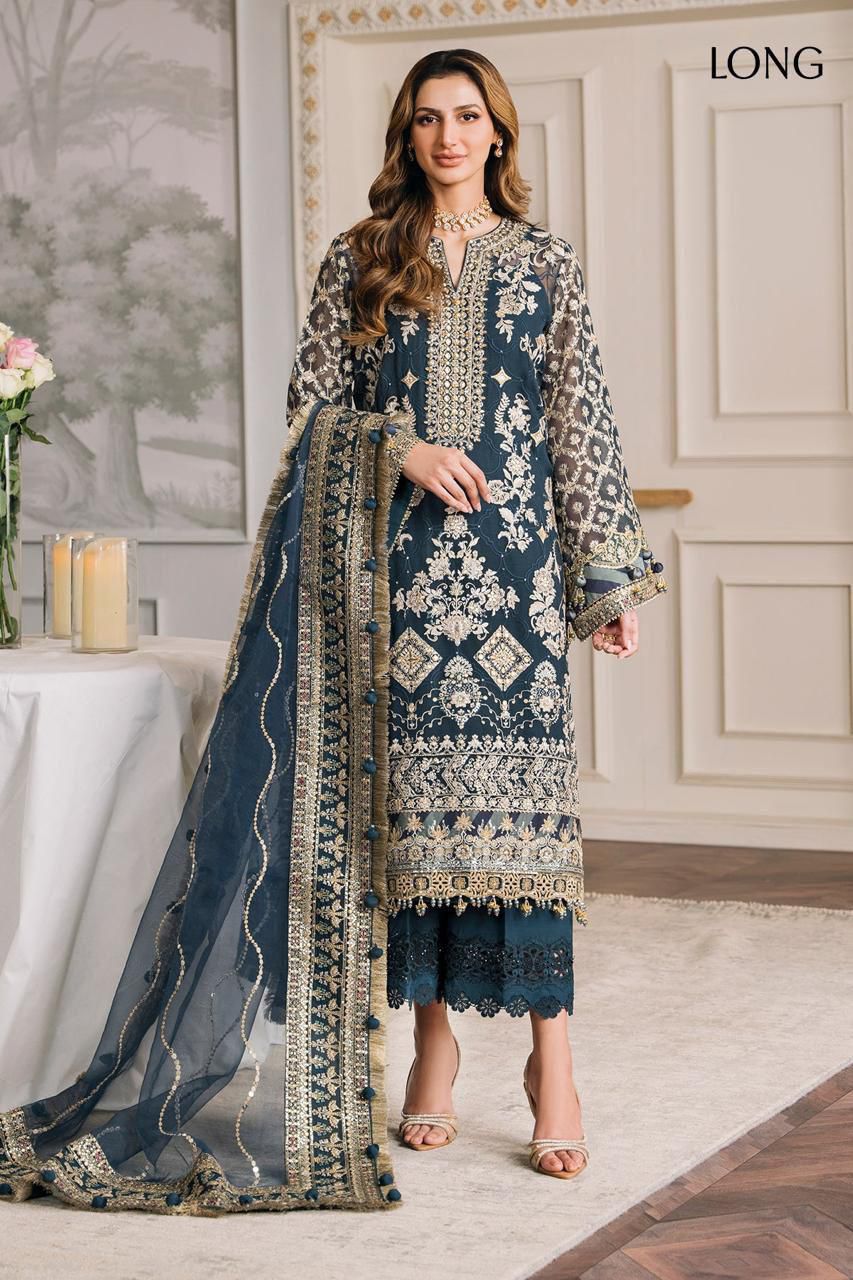 Baroque Sequins Embroidered Luxury Suit