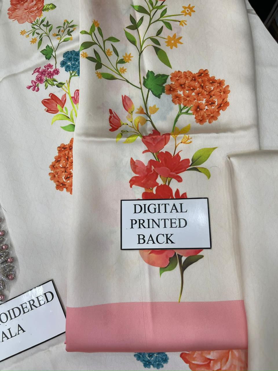Lulusar Silk Digital Embroidered Suit