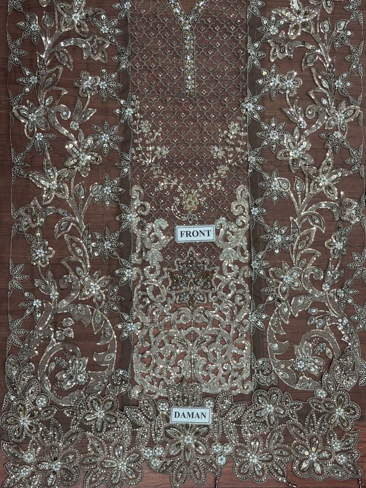 Maria B. – Embroidered Organza