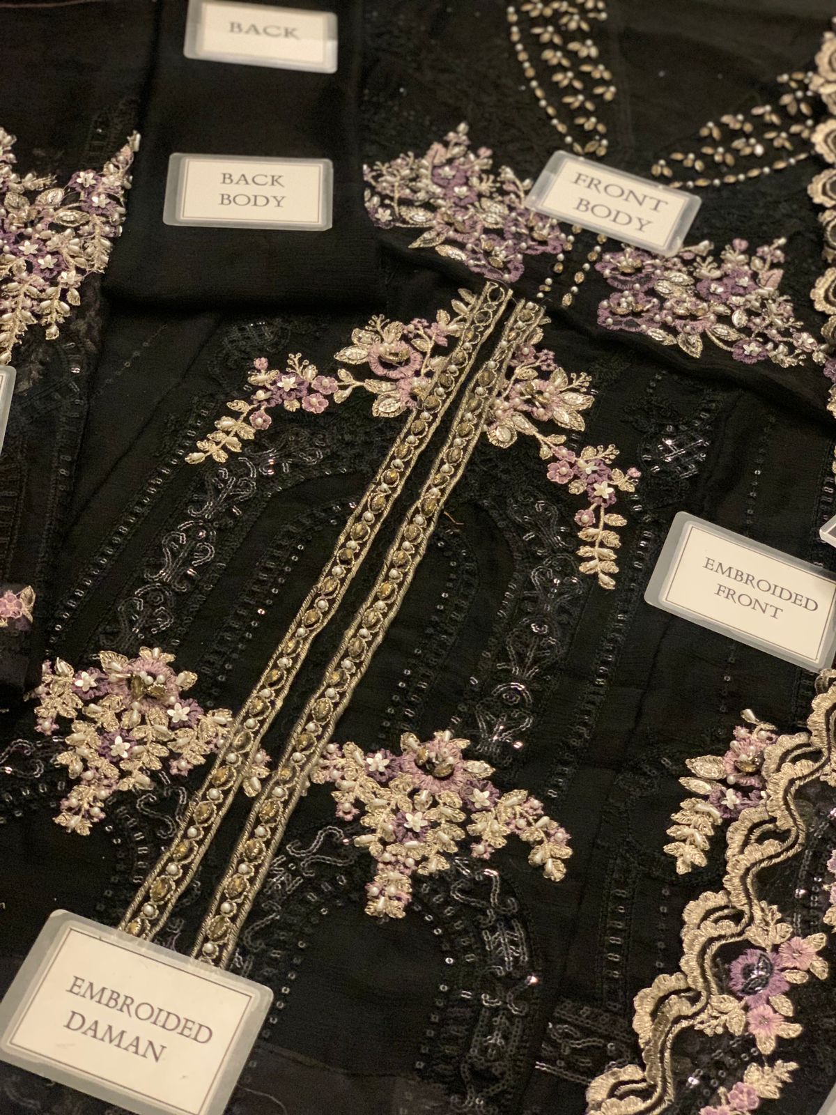 Maria B. – Black Lehenga Replica MBC-BD-3004-24