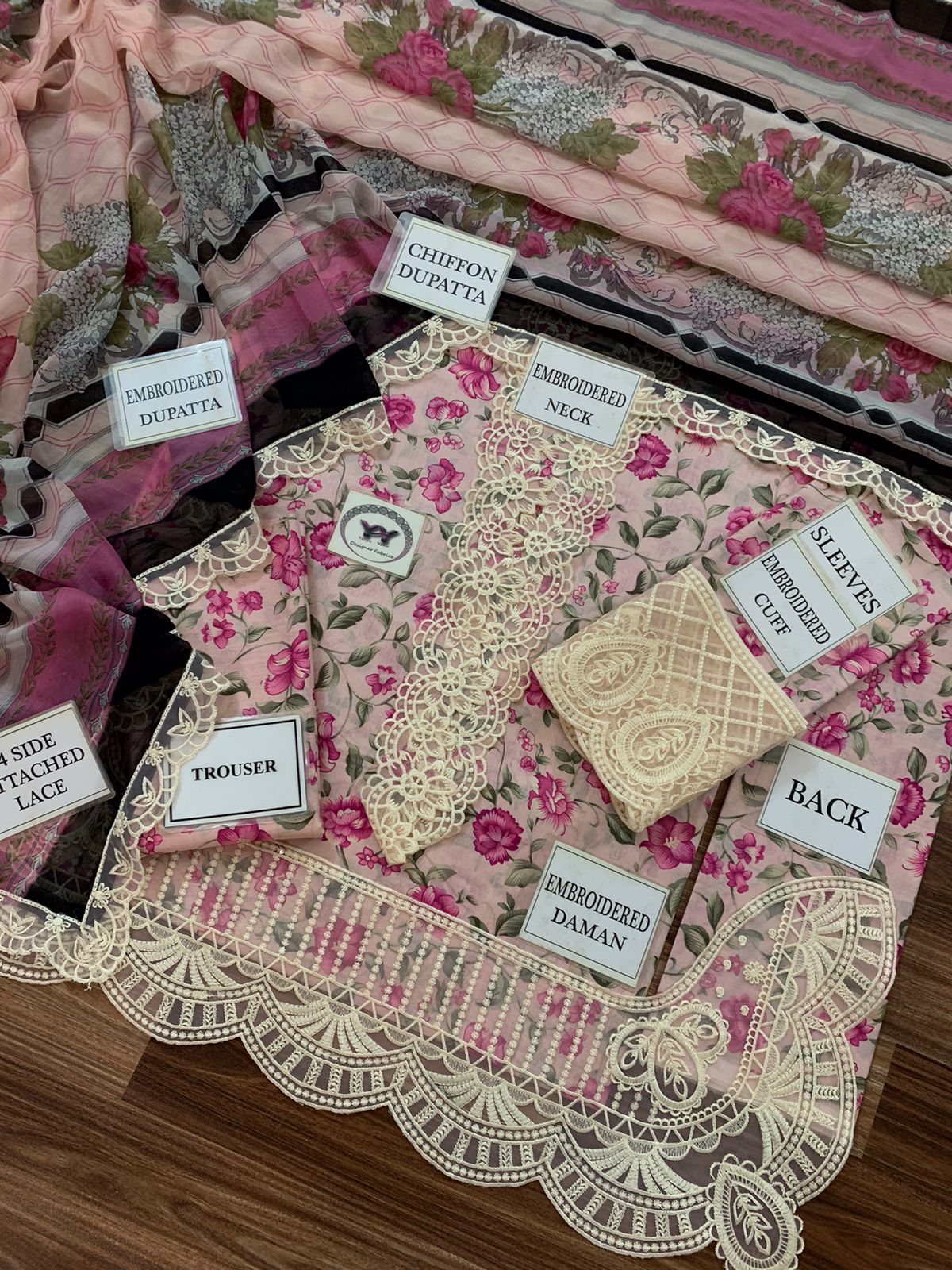 Mahnur – Embroidered Lawn Replica