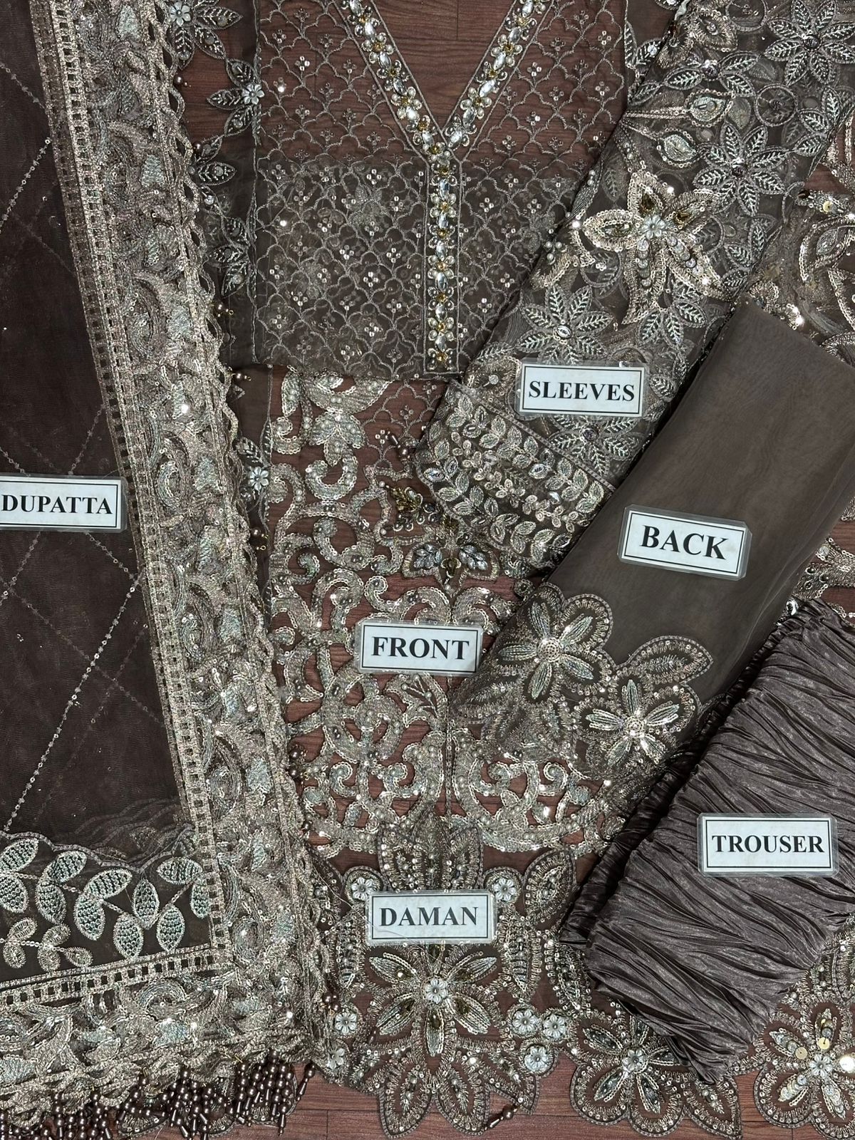 Maria B. – Embroidered Organza