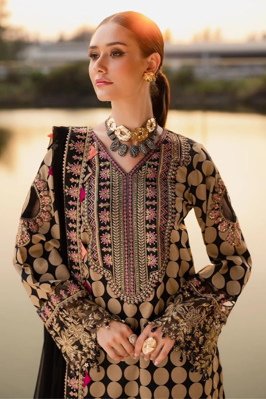 The CHARIZMA Elara | Embroidered Luxury Suit