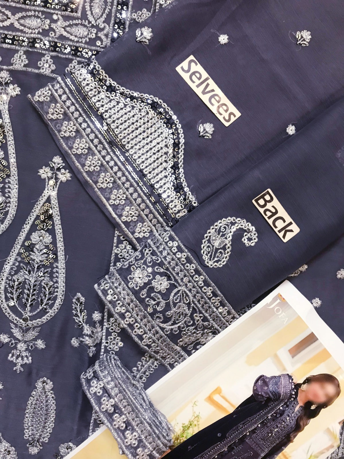 Asim Jofa – Embroidered Chiffon Replica
