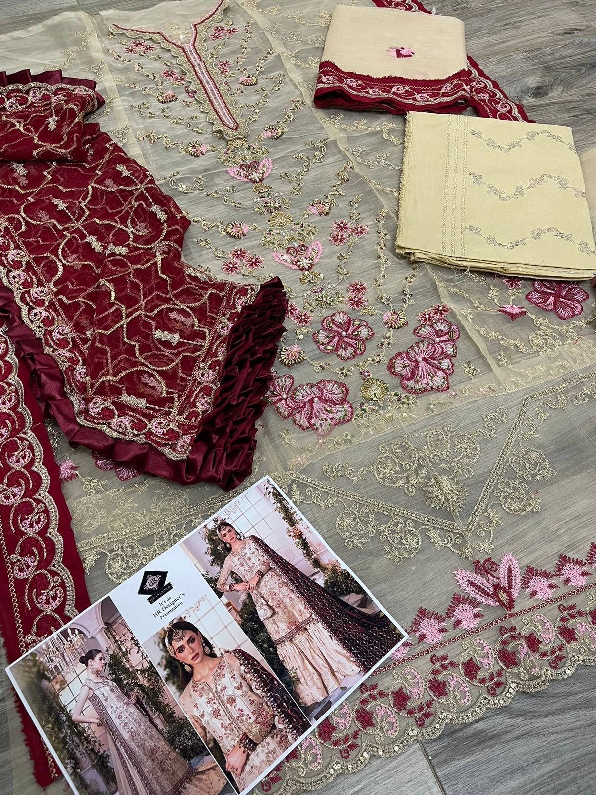Maria B. – Embroidered Organza Replica