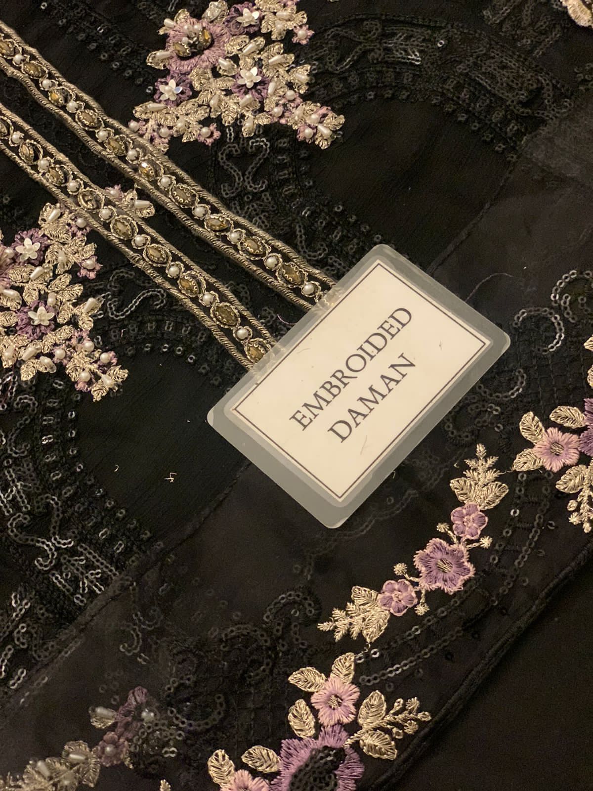 Maria B. – Black Lehenga Replica MBC-BD-3004-24
