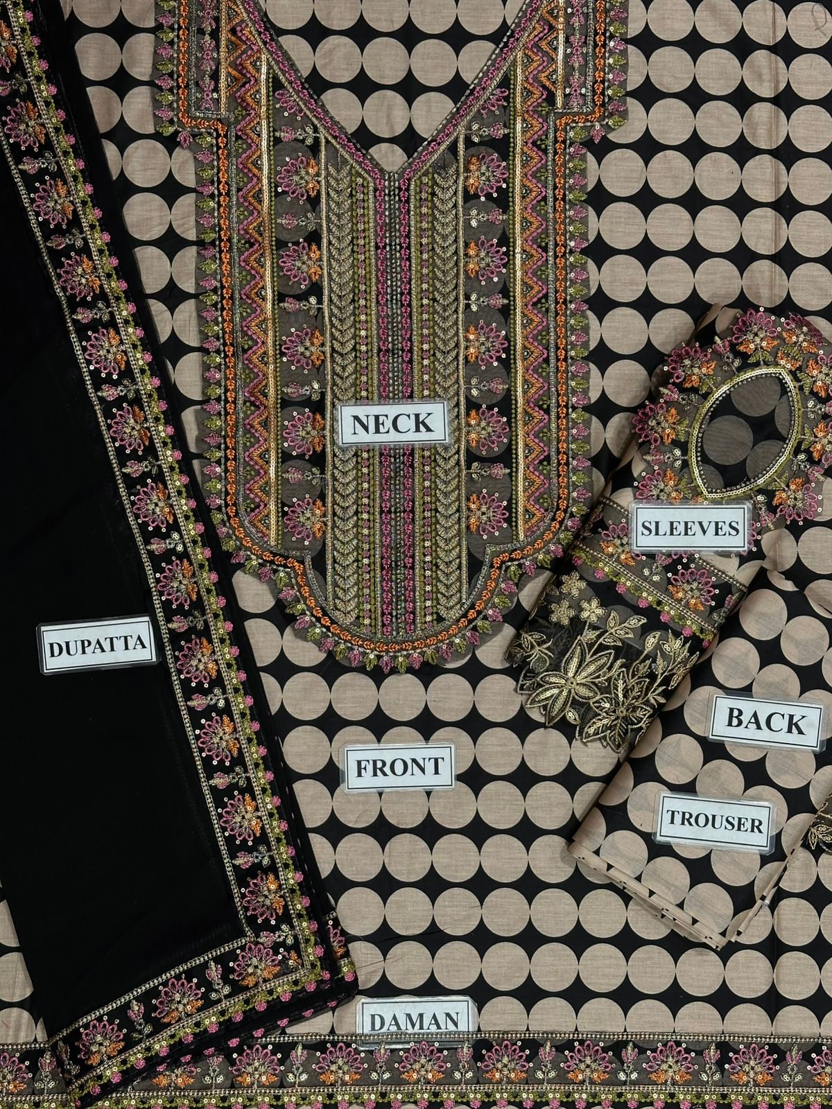 The CHARIZMA Elara | Embroidered Luxury Suit